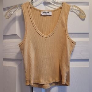 Double Zero tan tank top Size S